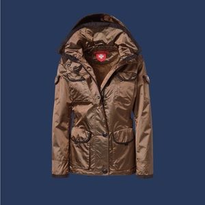 Wellensteyn women’s size small revolution jacket in copper. spray-air tech